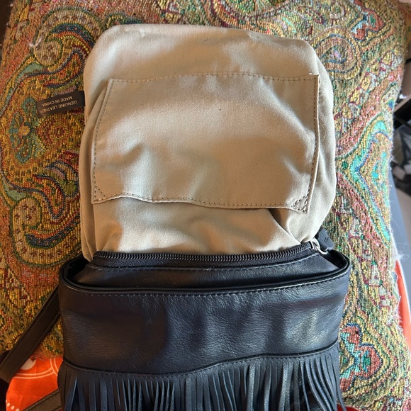 Margot black fringe bag - Picture 5 of 5